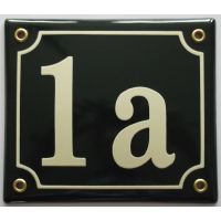 Huisnummer bord 'extra 2' 15x13 cm